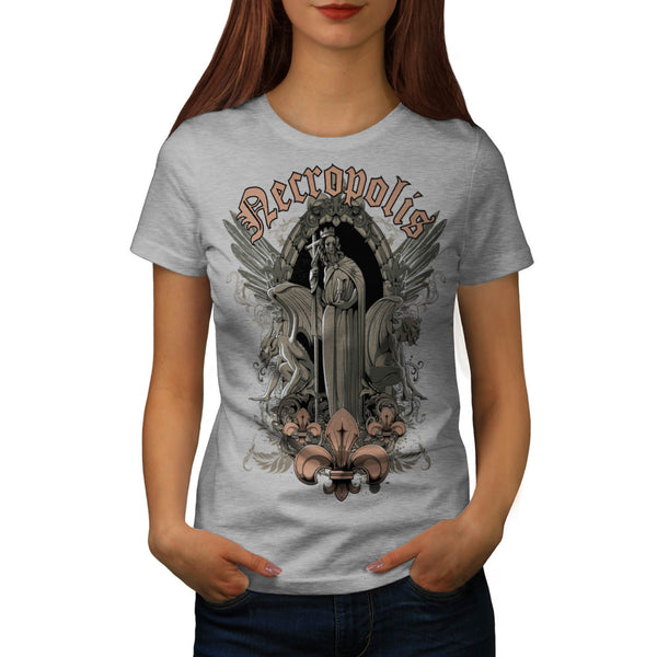 Necropolis Cemetery Womens T-Shirt