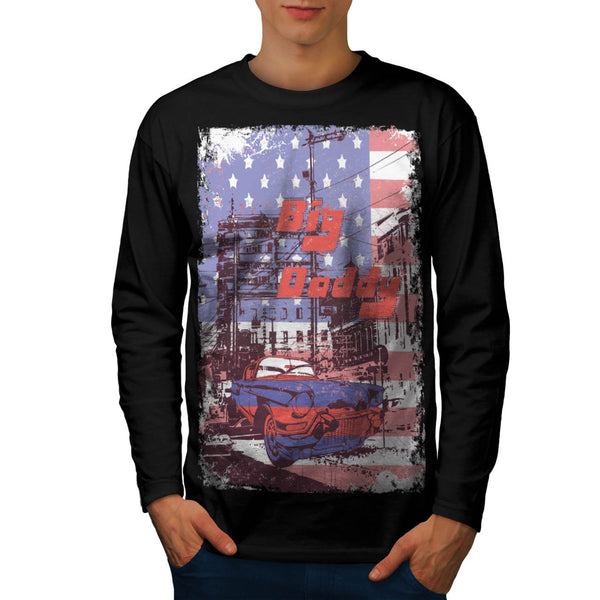 Big Daddy Car Racer Mens Long Sleeve T-Shirt