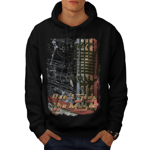 Don’t Stop The Music Mens Hoodie