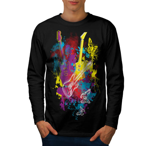 Guitar Dream Player Mens Long Sleeve T-Shirt