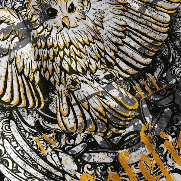 Maleficent Owl Bird Mens Long Sleeve T-Shirt