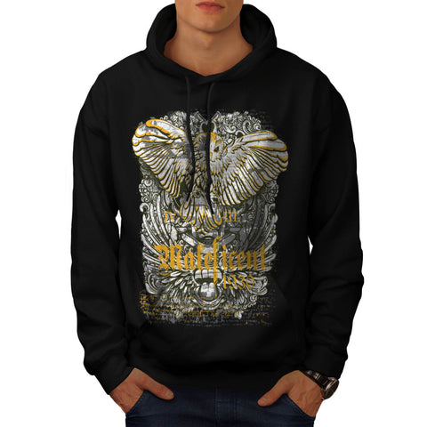 Maleficent Owl Bird Mens Hoodie