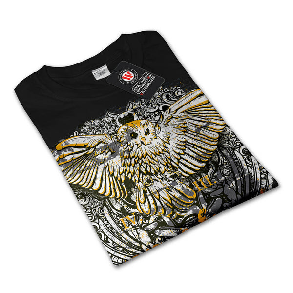 Maleficent Owl Bird Mens Long Sleeve T-Shirt