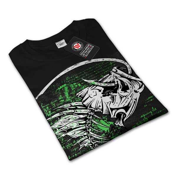 Monster Bone Fish Mens Long Sleeve T-Shirt