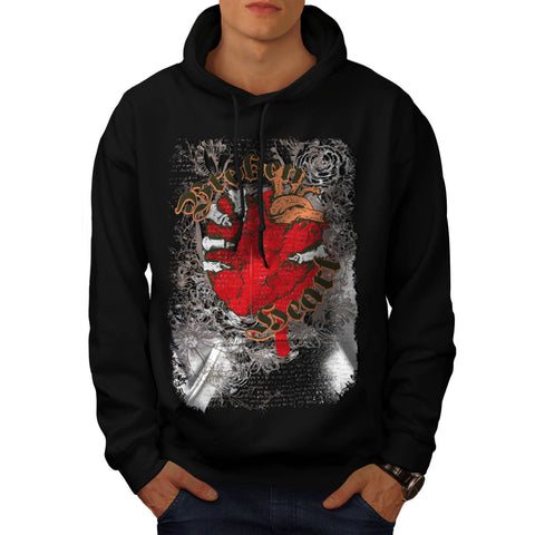 Broken Heart Lover Mens Hoodie