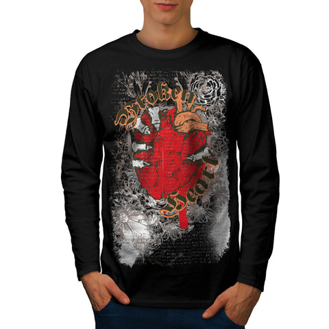 Broken Heart Lover Mens Long Sleeve T-Shirt