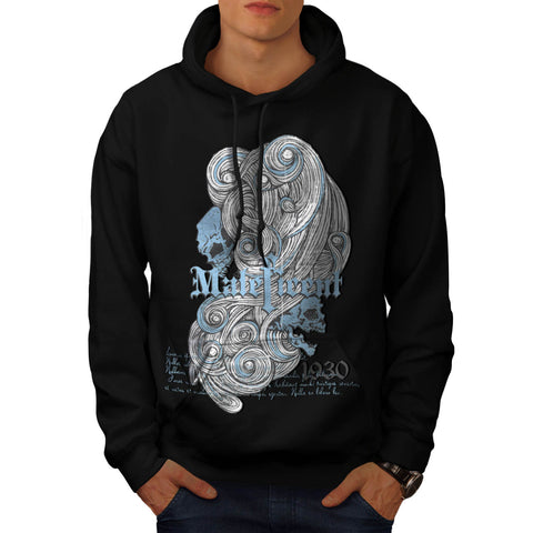 Maleficent Skull USA Mens Hoodie
