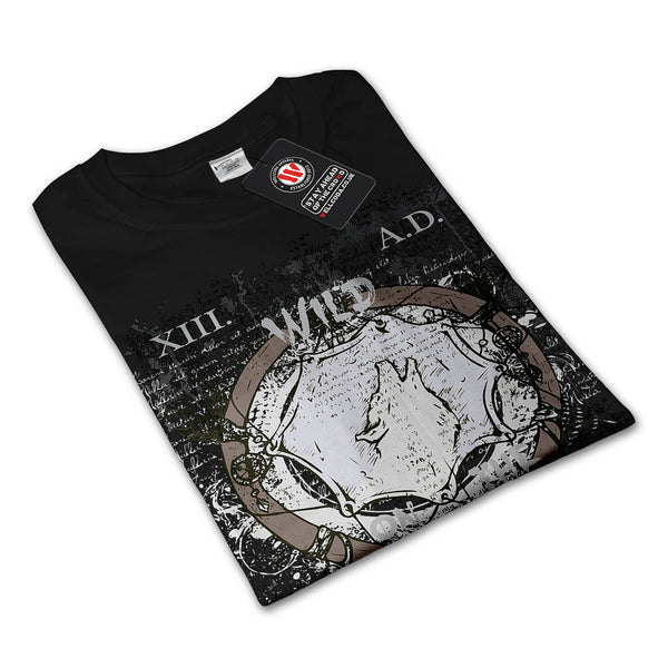 Wild Inside Wolf USA Mens Long Sleeve T-Shirt