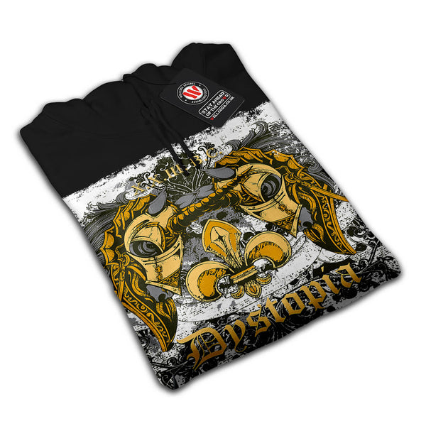 Dystopia Scary City Mens Hoodie