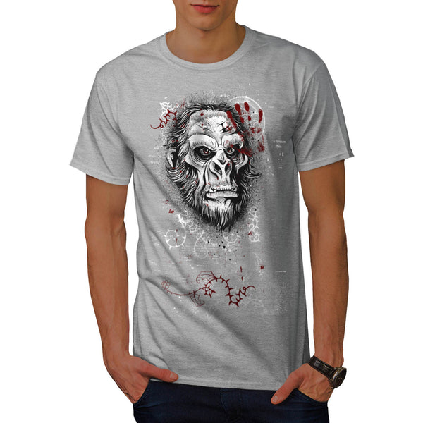 Monkey Uprising Fear Mens T-Shirt