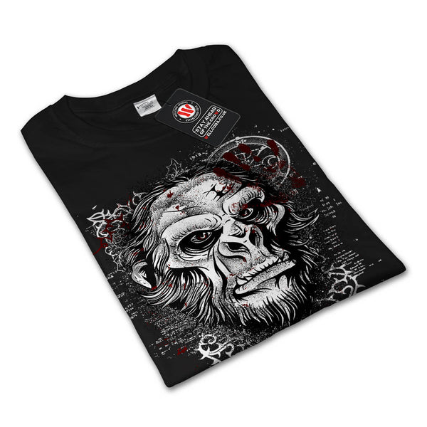 Monkey Uprising Fear Mens Long Sleeve T-Shirt