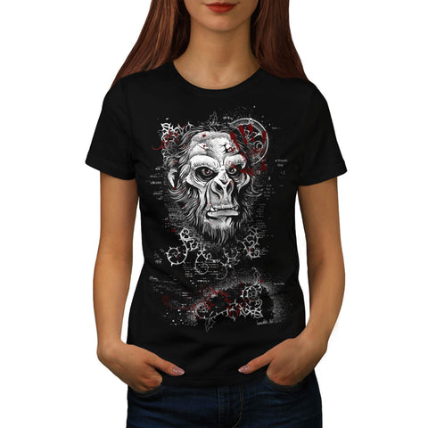 Monkey Uprising Fear Womens T-Shirt