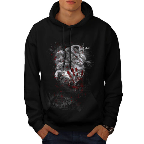 Medusa Godess Snake Mens Hoodie