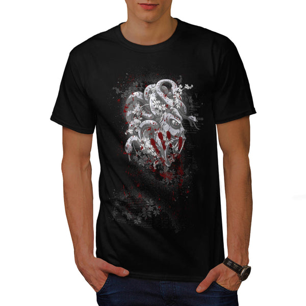 Medusa Godess Snake Mens T-Shirt