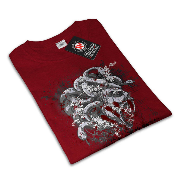 Medusa Godess Snake Womens T-Shirt