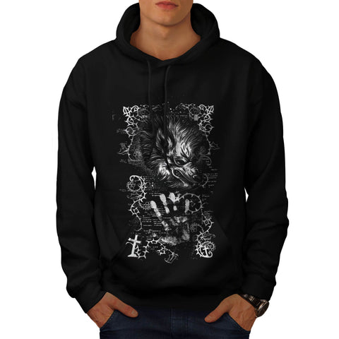 Tasmanian Devil Fear Mens Hoodie