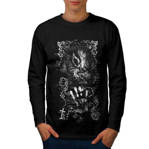 Tasmanian Devil Fear Mens Long Sleeve T-Shirt
