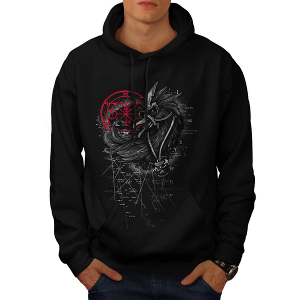 Mythical Fire Bird Mens Hoodie
