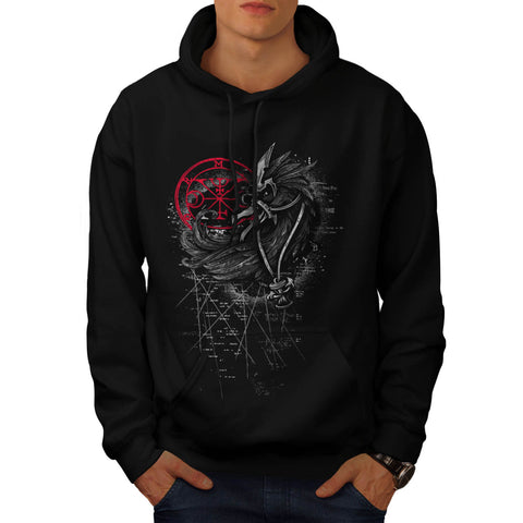 Mythical Fire Bird Mens Hoodie