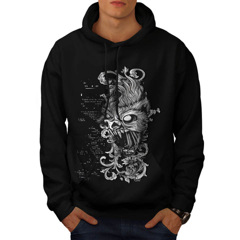 Sea Horror Face Mask Mens Hoodie