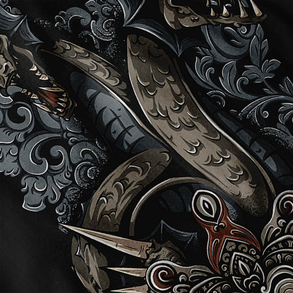 Oriental Dragon Myth Mens Hoodie