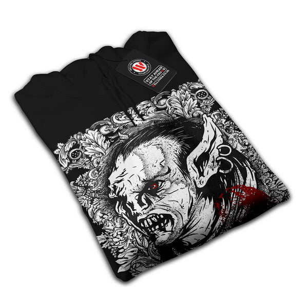 Ugly Zombie Terror Mens Hoodie