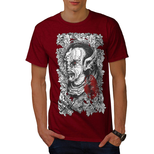 Ugly Zombie Terror Mens T-Shirt