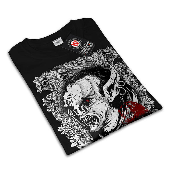 Ugly Zombie Terror Womens T-Shirt