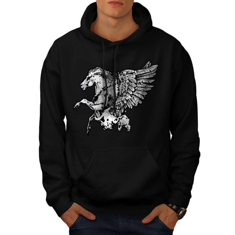 Unicorn Horse Myth Mens Hoodie