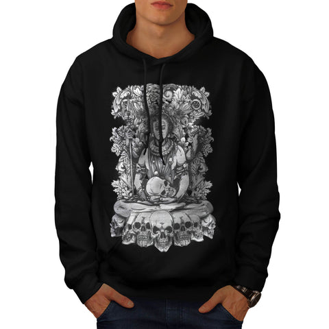 Buddha Evil Curse Mens Hoodie