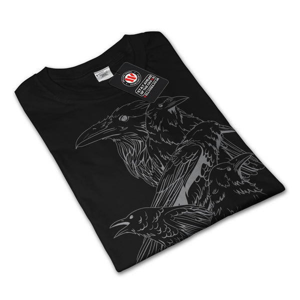 Four Scary Raven Womens Long Sleeve T-Shirt