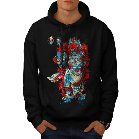 Chinese Empire God Mens Hoodie