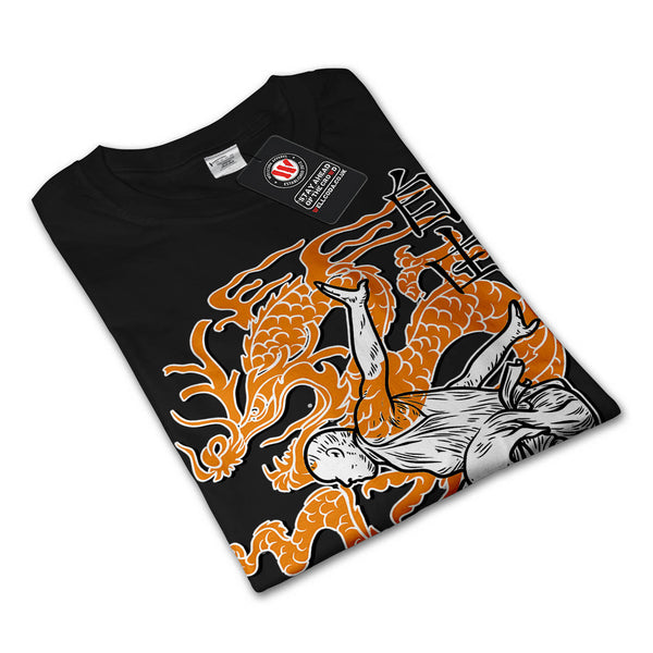 Ninja Dragon Battle Womens Long Sleeve T-Shirt