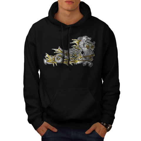 Dragon Warrior Slay Mens Hoodie