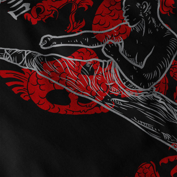 Ninja Dragon Warrior Womens Long Sleeve T-Shirt