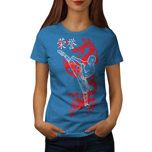 Ninja Dragon Warrior Womens T-Shirt