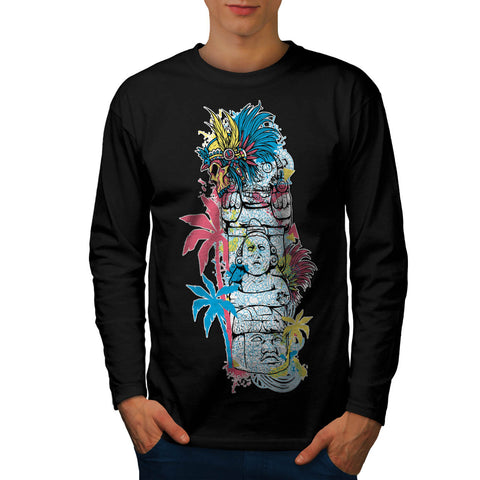 Indian Dead Curse Mens Long Sleeve T-Shirt