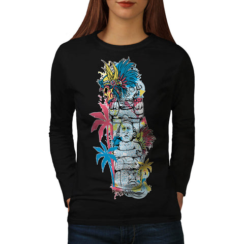 Indian Dead Curse Womens Long Sleeve T-Shirt