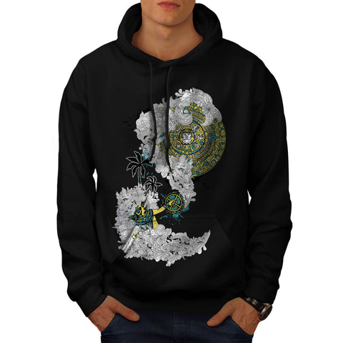 Warrior Battle Plate Mens Hoodie