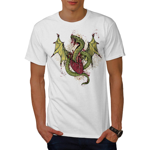Dragon Heart Monster Mens T-Shirt