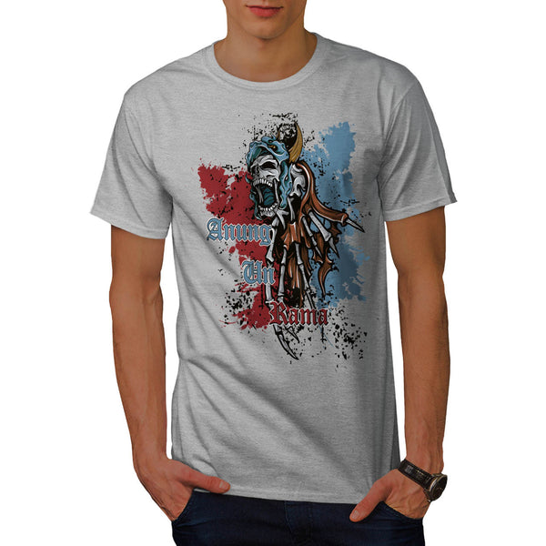 Monster Skull Demon Mens T-Shirt