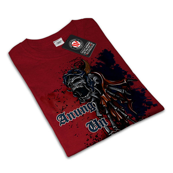 Monster Skull Demon Womens T-Shirt