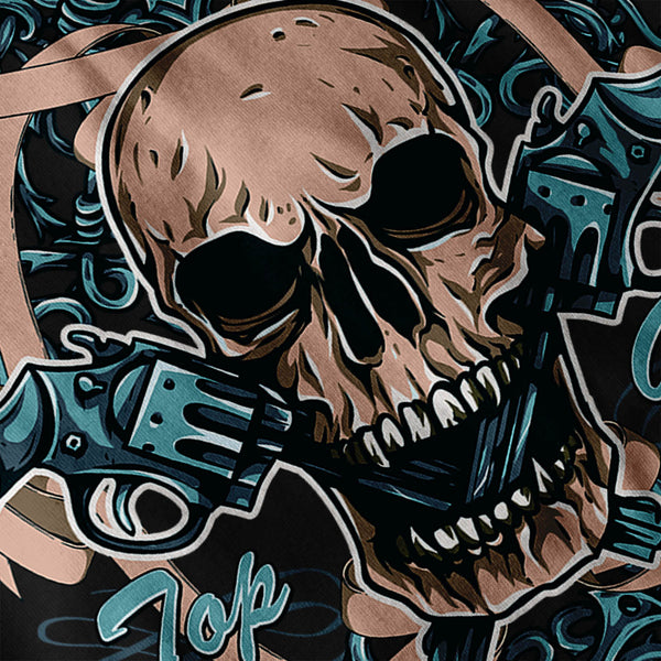 Top Gun Skull Death Mens Hoodie