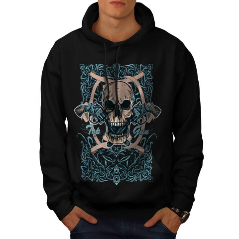 Top Gun Skull Death Mens Hoodie