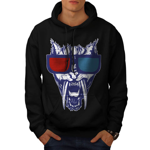 Party Leopard Shades Mens Hoodie