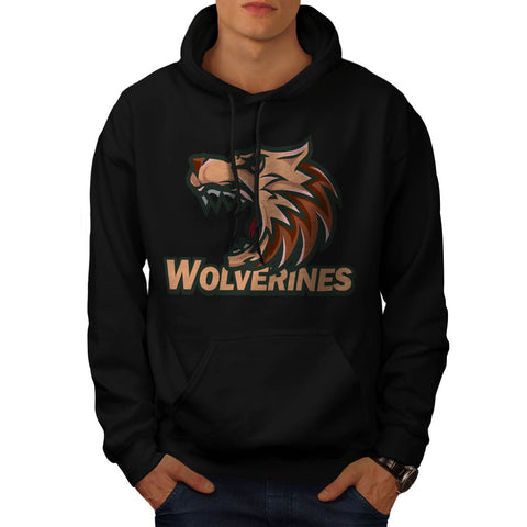 Wolverine Sport Team Mens Hoodie