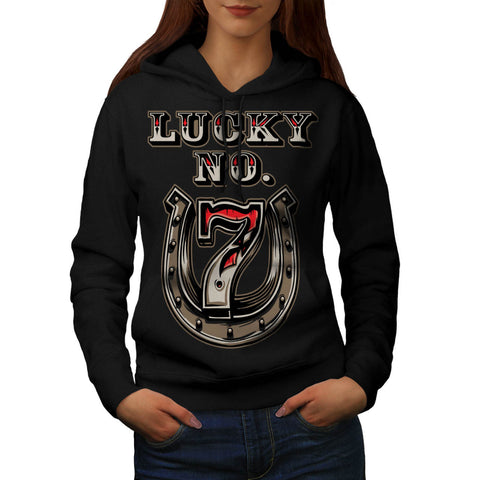 Lucky Number Seven Womens Hoodie