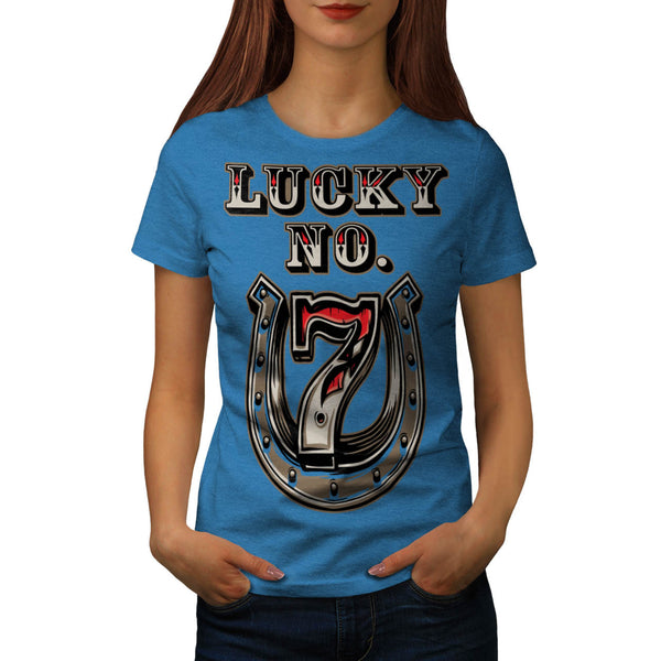 Lucky Number Seven Womens T-Shirt