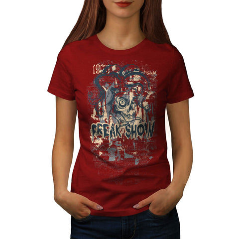 Freak Show Clown USA Womens T-Shirt