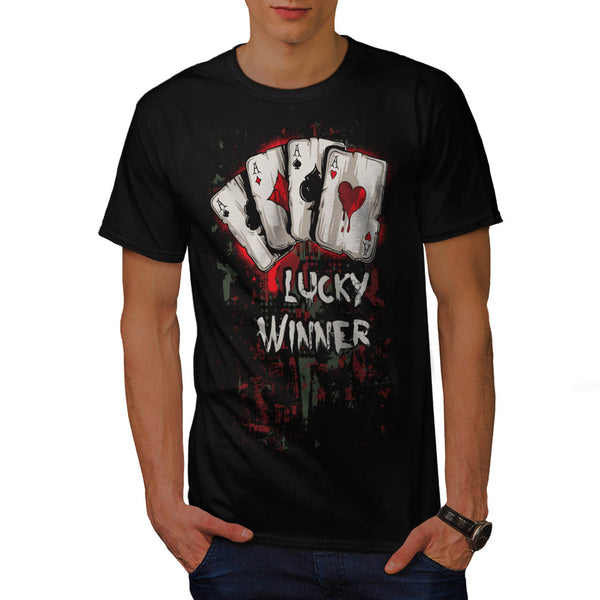 Lucky Winner 4 Aces Mens T-Shirt